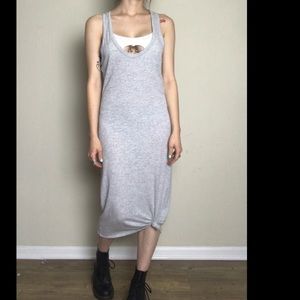 H&M BASIC GRAY MAXI DRESS